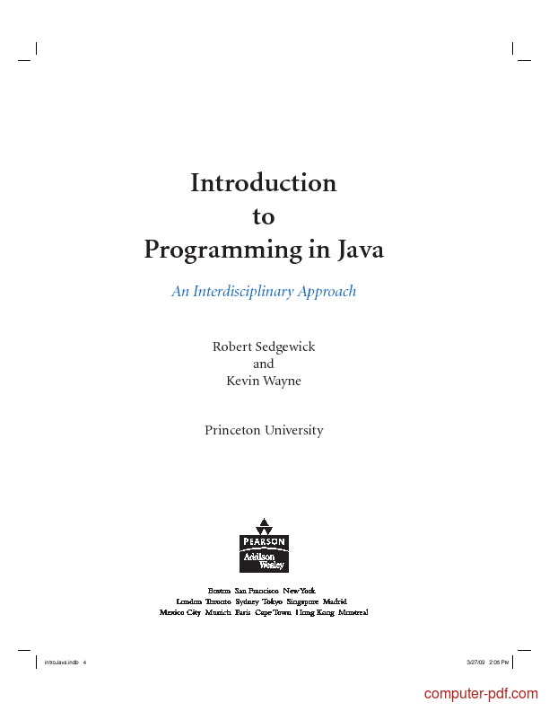 java programming tutorial pdf